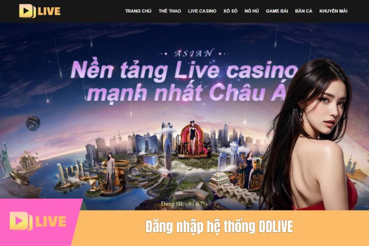 Đăng nhập hệ thống DDLIVE