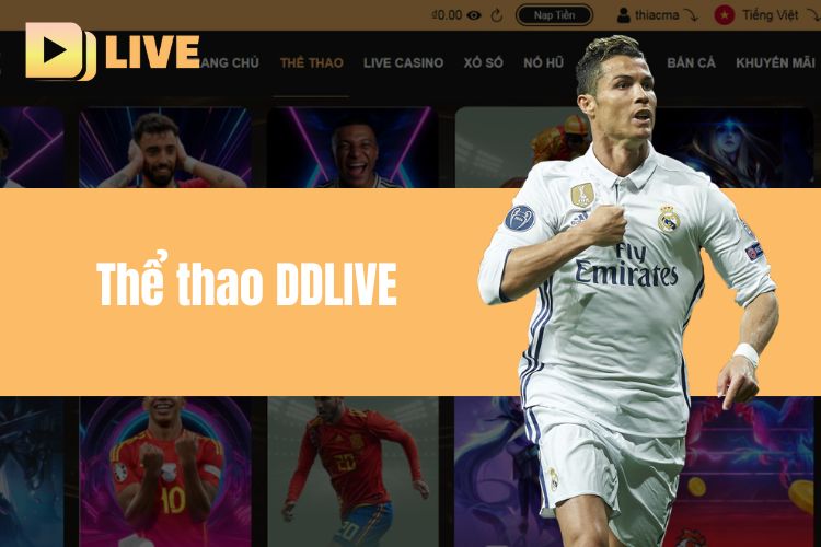 Thể Thao DDlive, Cá Cược Uy Tín Đỉnh Cao Số 1 Việt Nam